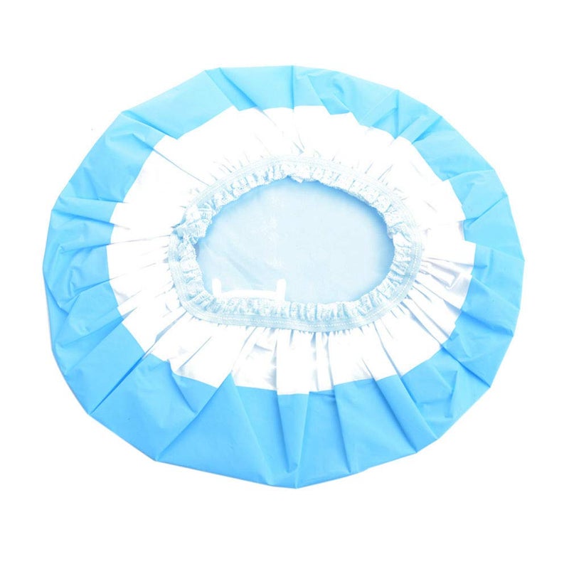 Aysekone 5 Pieces Cartoon Animals Waterproof Elastic PEVA Shower Caps Bath Caps Bathing Bathroom Hats Bathroom Accessories for Women and Girls - Image 5